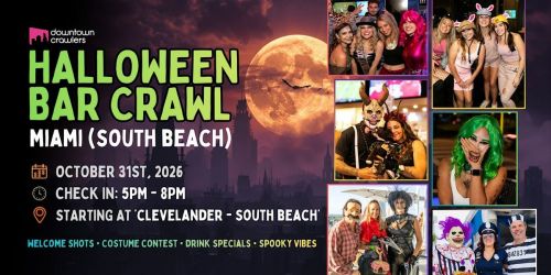 Halloween Bar Crawl 10\/31 - MIAMI (South Beach)