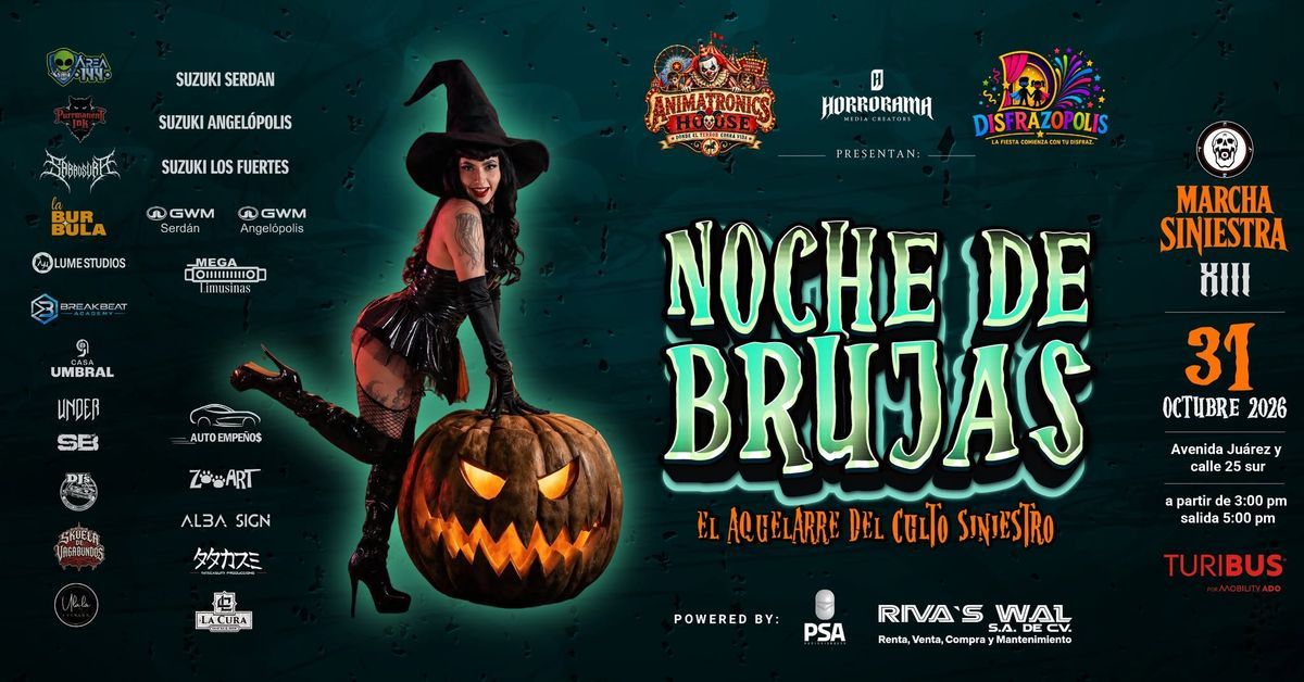 MARCHA SINIESTRA 2026 "NOCHE DE BRUJAS"