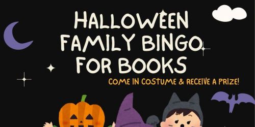 \ud83c\udf83\ud83d\udcdaHalloween Family BINGO FOR BOOKS \ud83c\udf83\ud83d\udcda