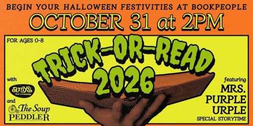BookPeople Presents: Trick-Or-Read 2026