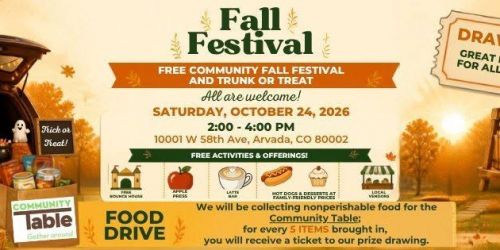 Annual Free Fall Festival and Trunk or Treat