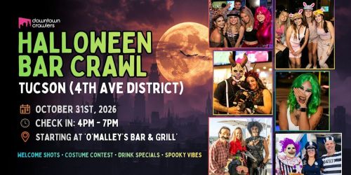 Halloween Bar Crawl 10\/31 - TUCSON (4th Ave District)