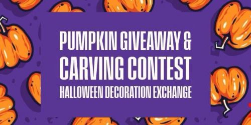 Pumpkin Giveaway, Carving Contest & Decoration Exchange