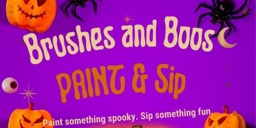 Brushes and Boos Paint and Sip