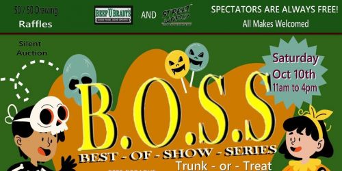 B.O.S.S. "Trunk -or-Treat" classic car and truck show in Ridge Manor\/Brooksville 